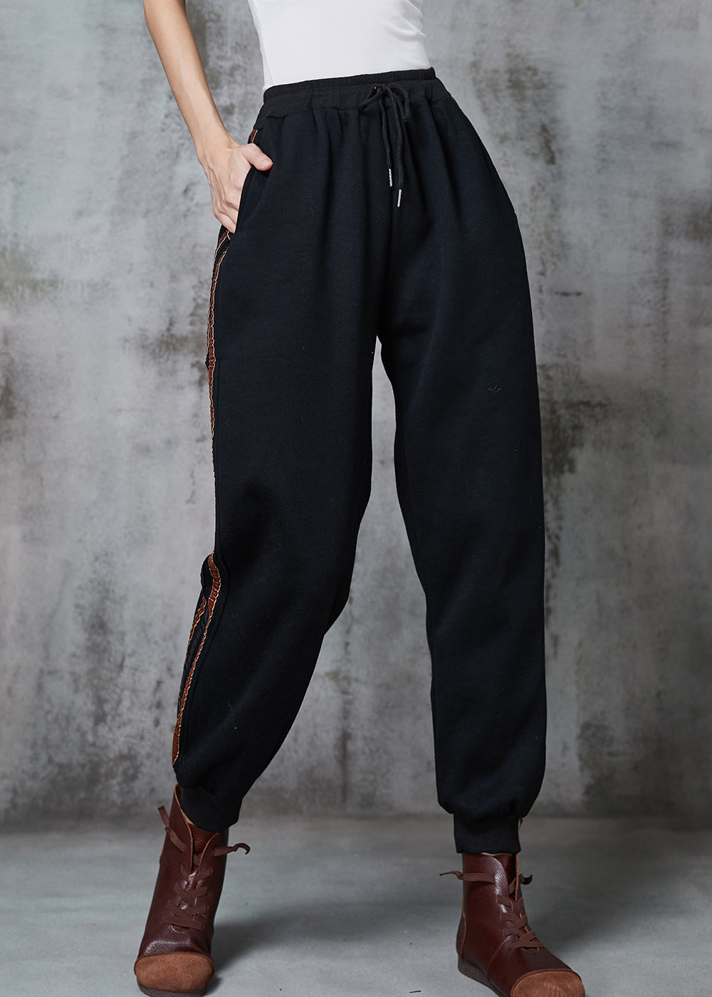 A Vintage Style Pants with Delicate Timeless Details