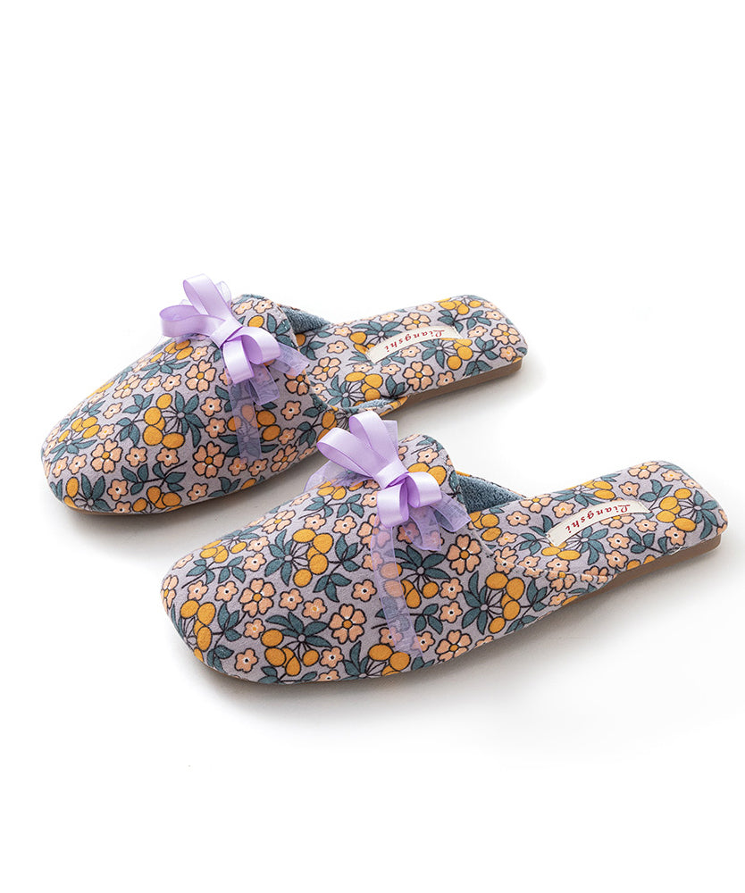 Vintage Inspired Orthopedic Slippers