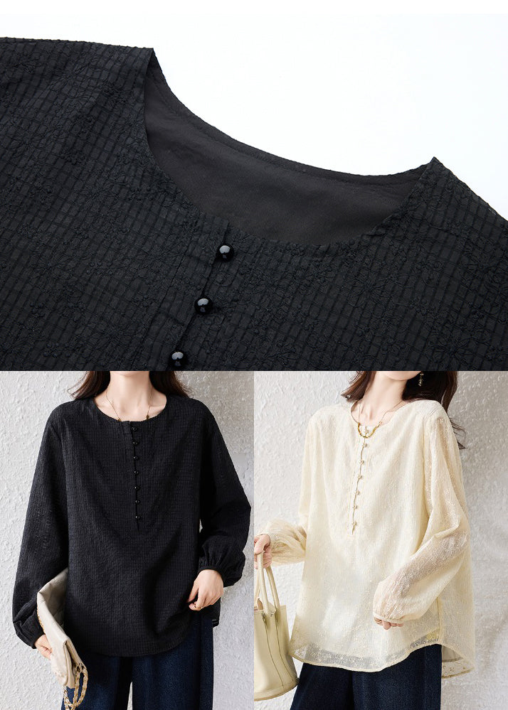 A Vintage Style Blouse with Delicate Timeless Details