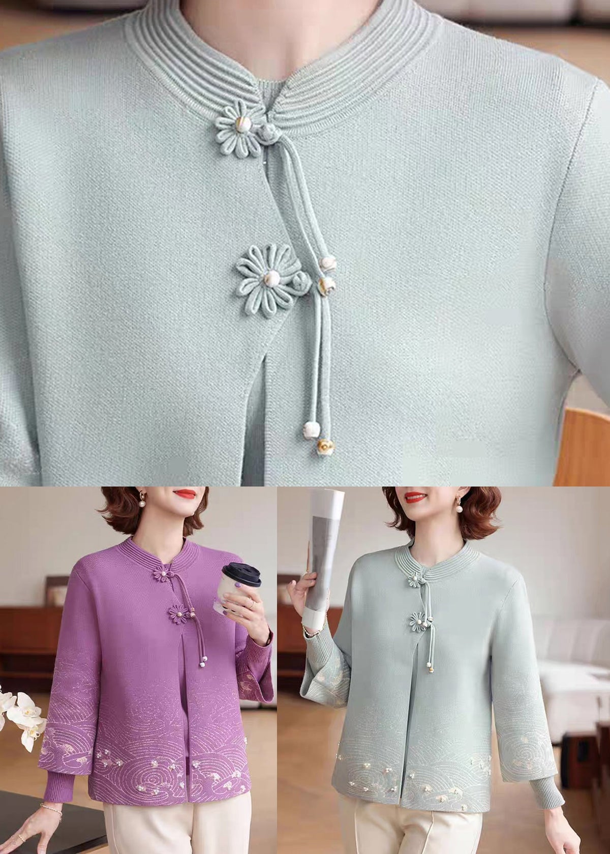A Vintage Style Coat with Delicate Timeless Details