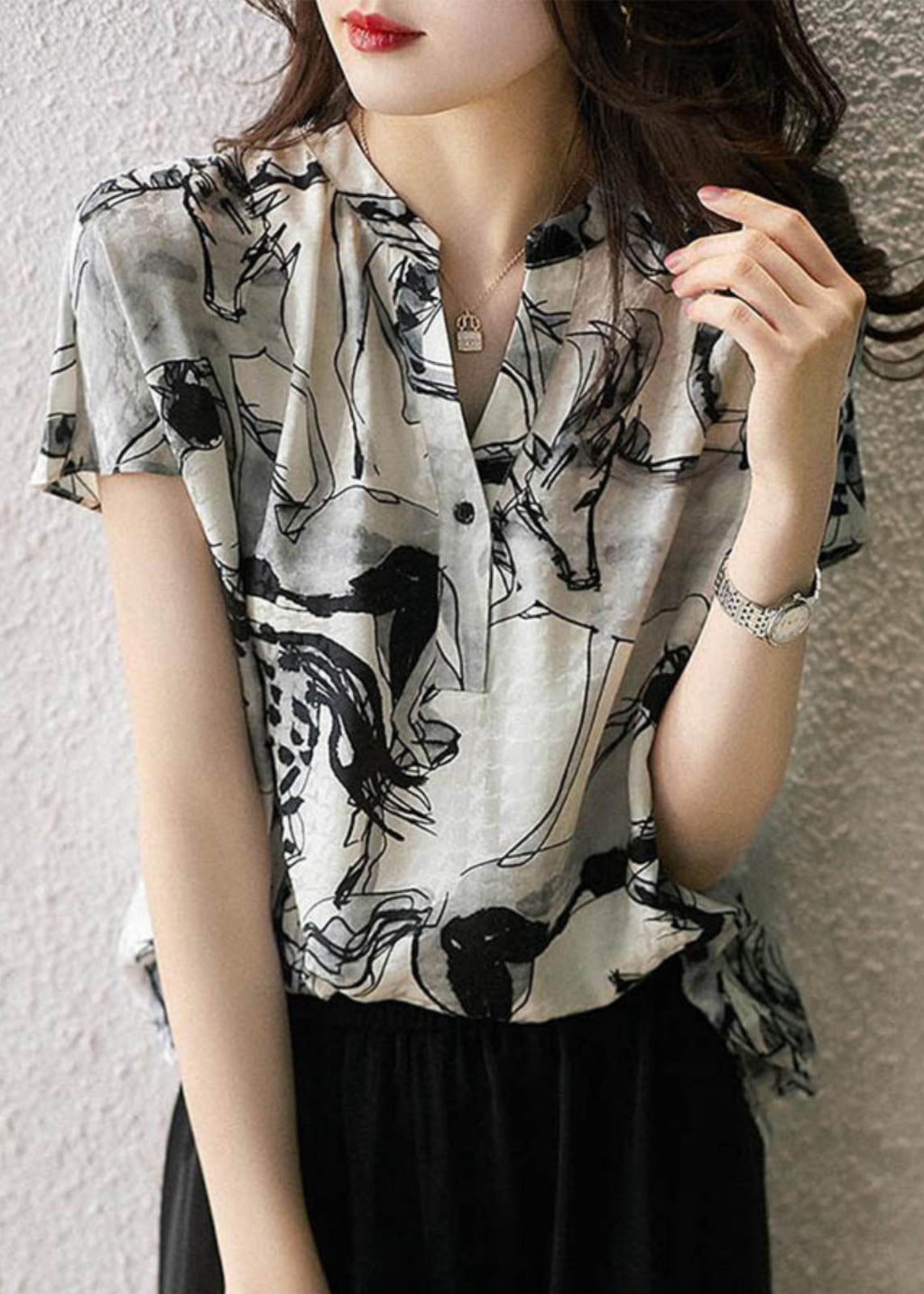 Gracefully Styled Top for Any Occasion