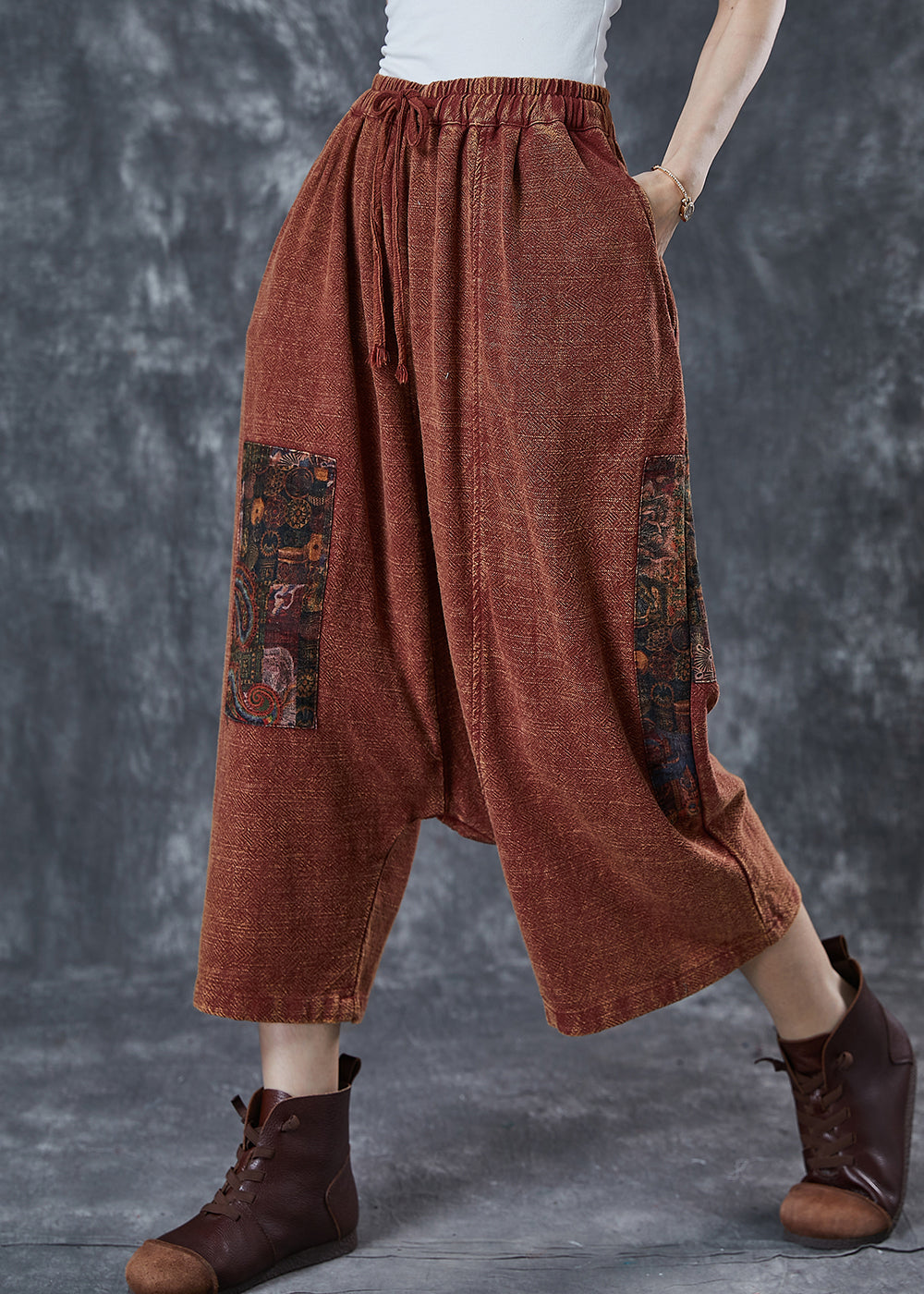 A Vintage Style Pants with Delicate Timeless Details