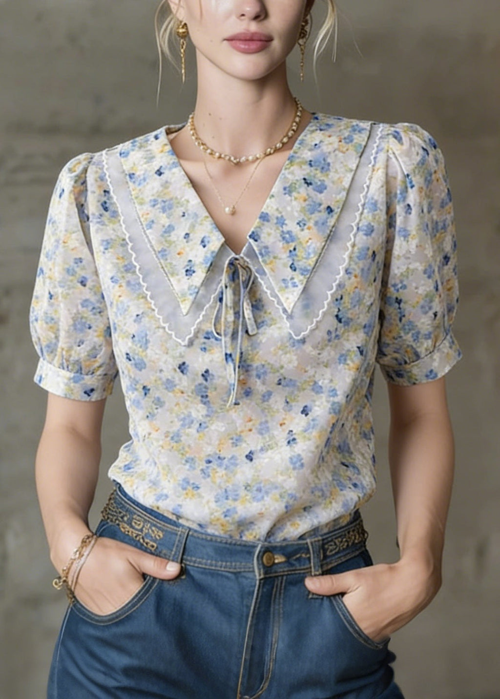 Vintage Inspired Top with a Contemporary Edge
