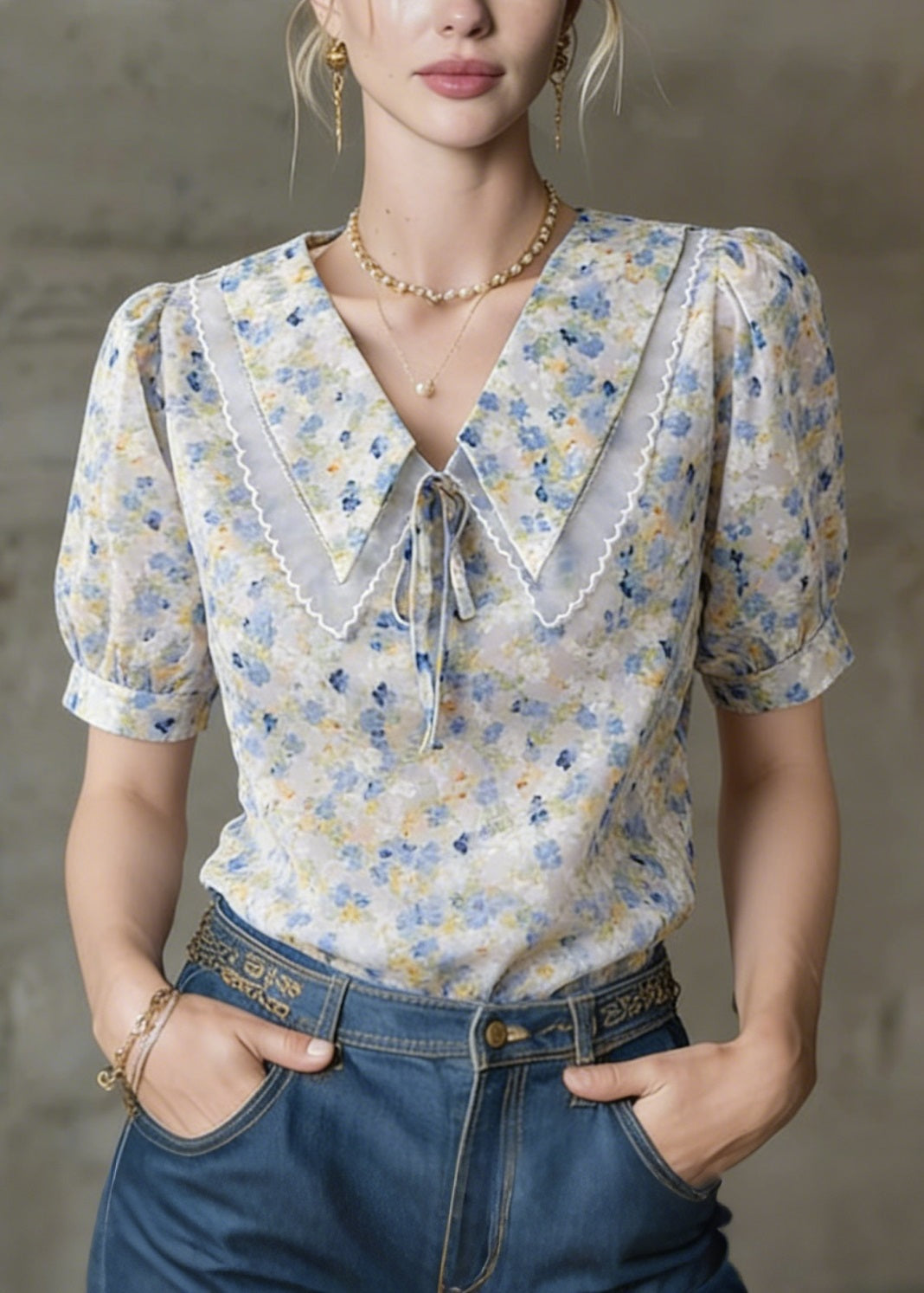 Vintage Inspired Top with a Contemporary Edge