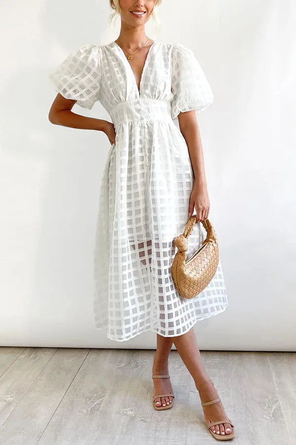 A Vintage Style Dress with Delicate Timeless Details