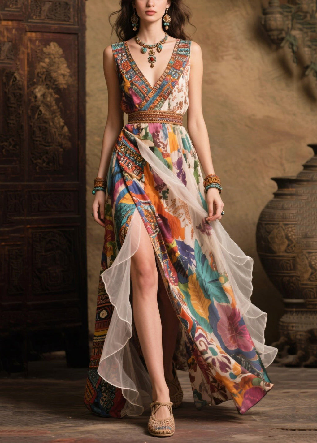 A Vintage Style Dress with Delicate Timeless Details