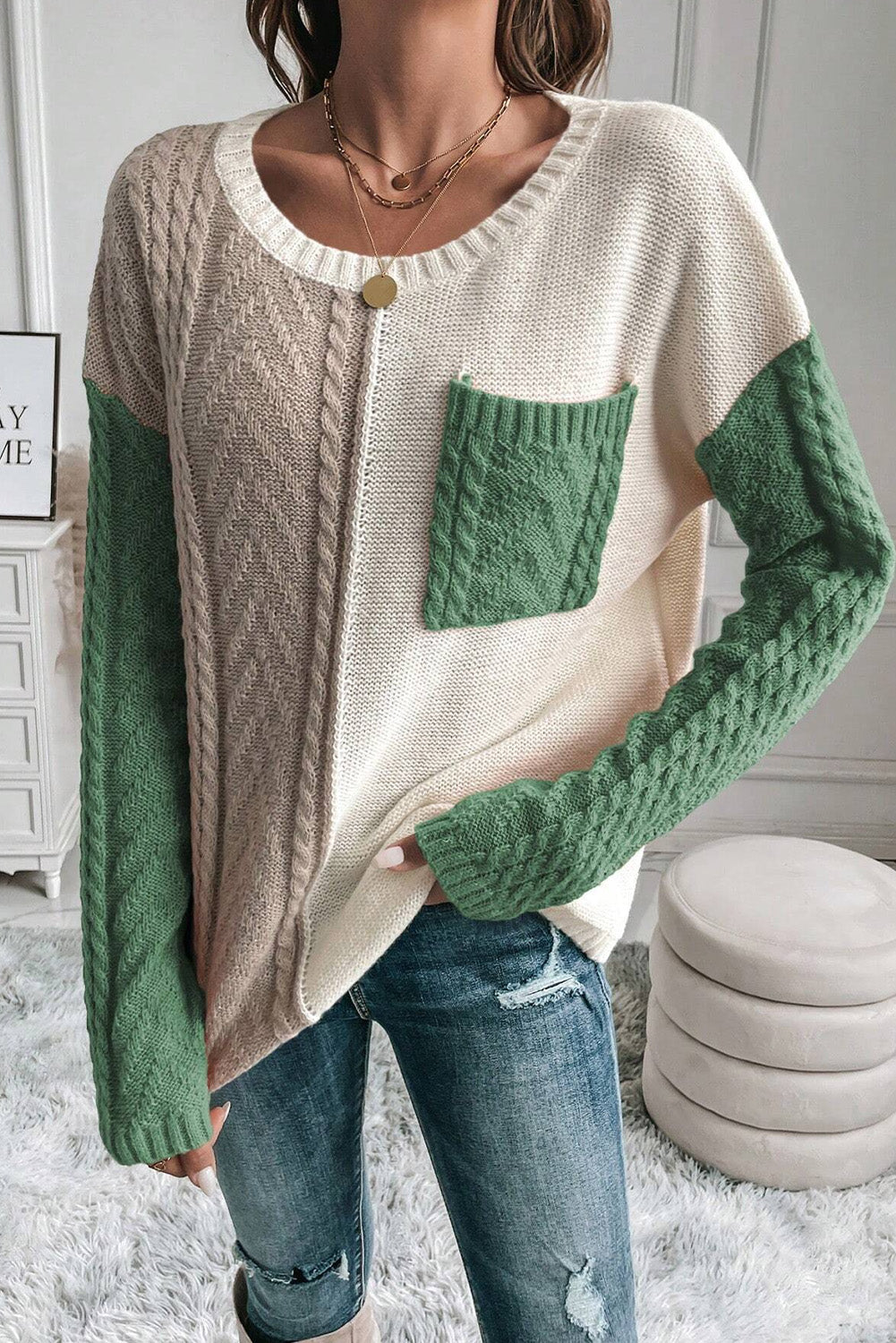 Gracefully Styled Sweater for Any Occasion