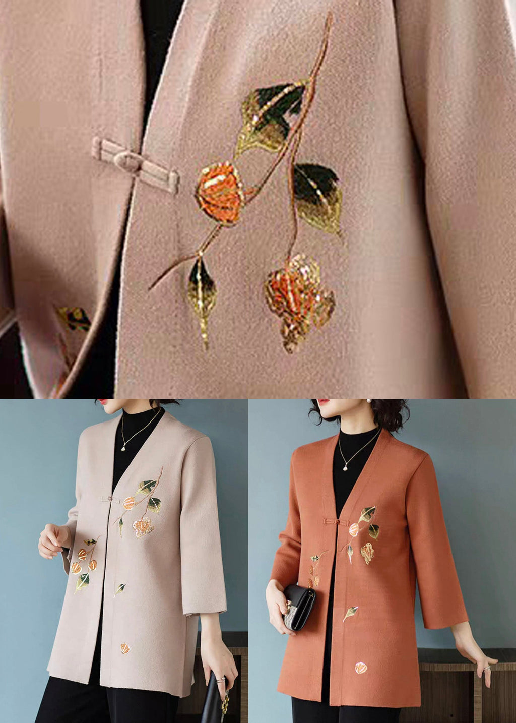 Well Tailored Cardigan with a Graceful Silhouette