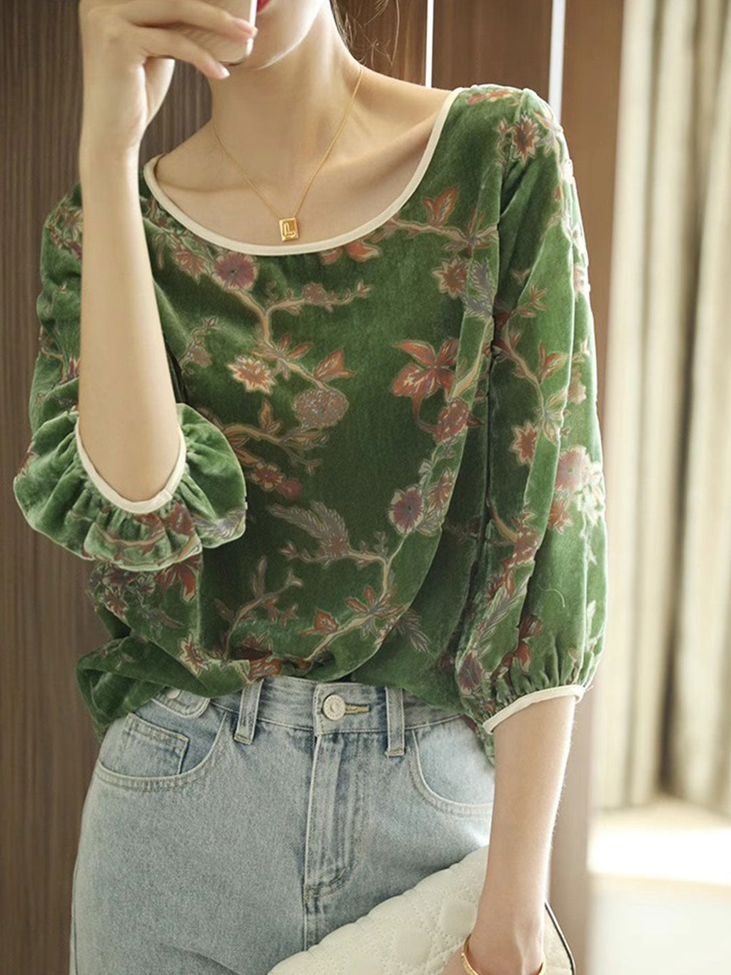Gracefully Styled Top for Any Occasion