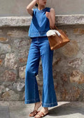 A Vintage Style Pants with Delicate Timeless Details