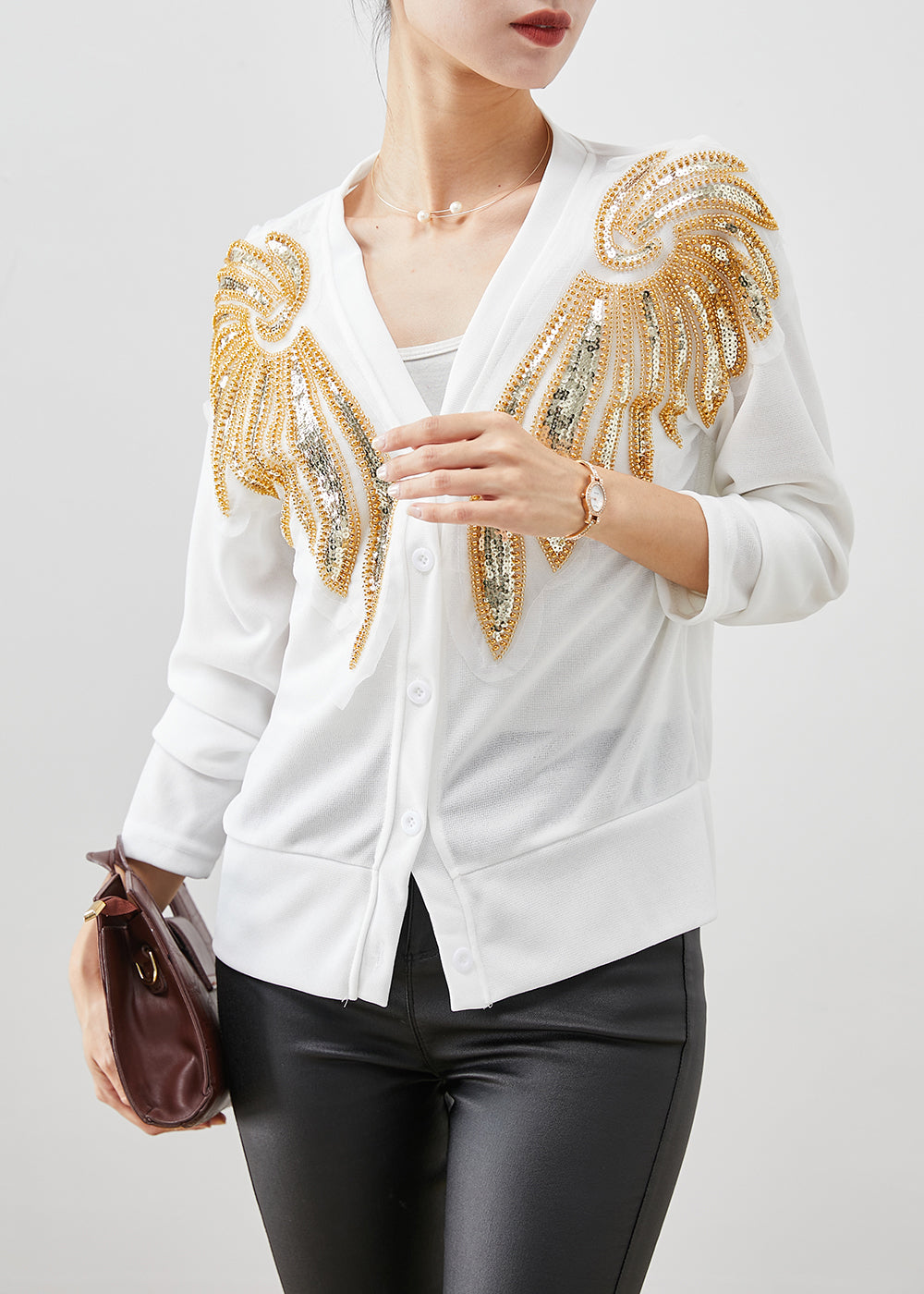 Vintage Inspired Cardigan with a Contemporary Edge
