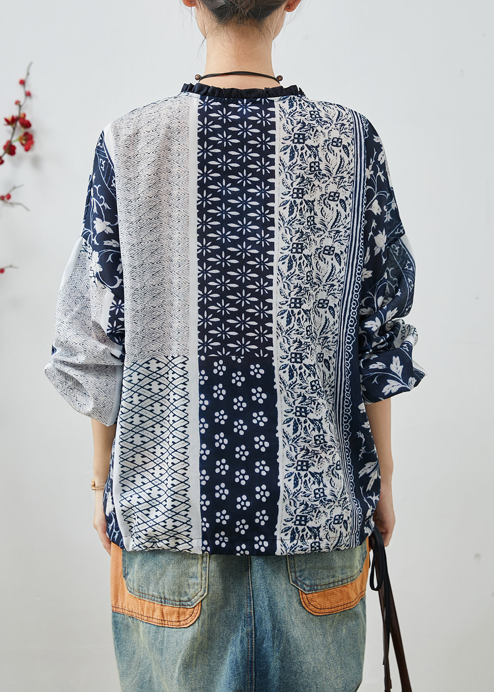 Classic Vintage Blouse with a Flattering Fit