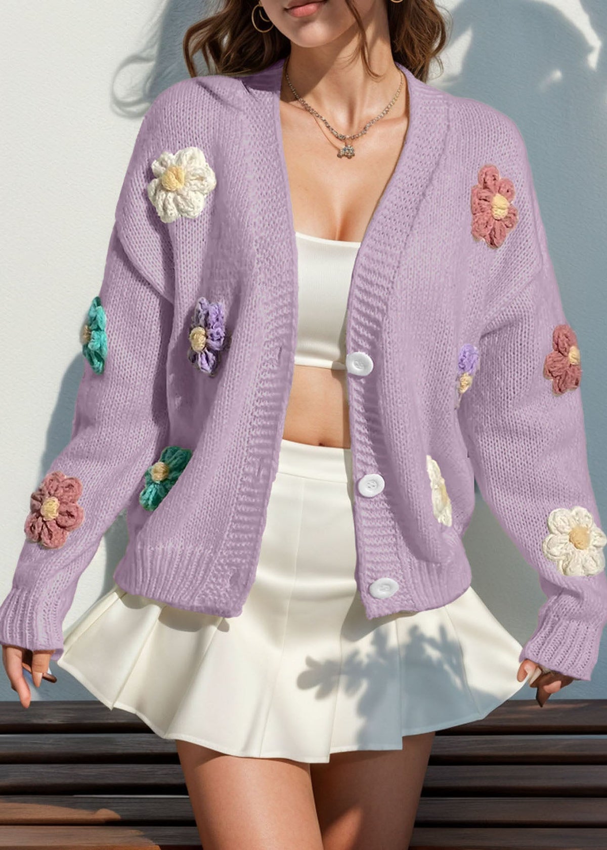 Classic Vintage Cardigan with a Flattering Fit