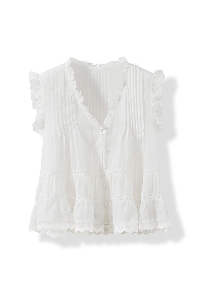 A Vintage Style Blouse with Delicate Timeless Details