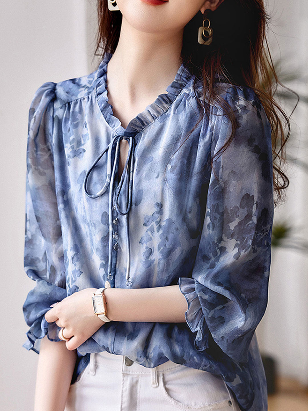 Gracefully Styled Top for Any Occasion