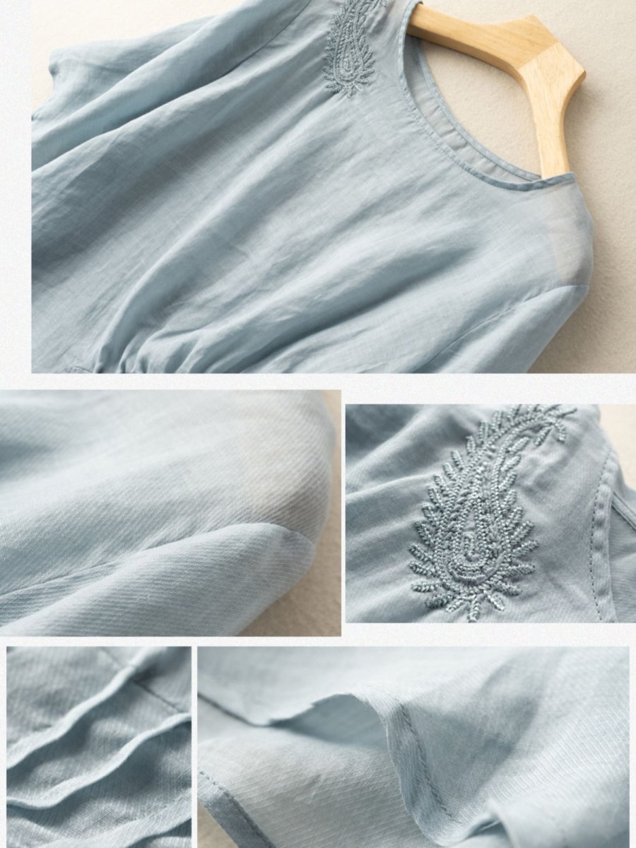 A Vintage Style Top with Delicate Timeless Details