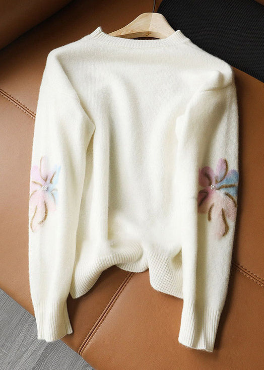 A Vintage Style Sweater with Delicate Timeless Details