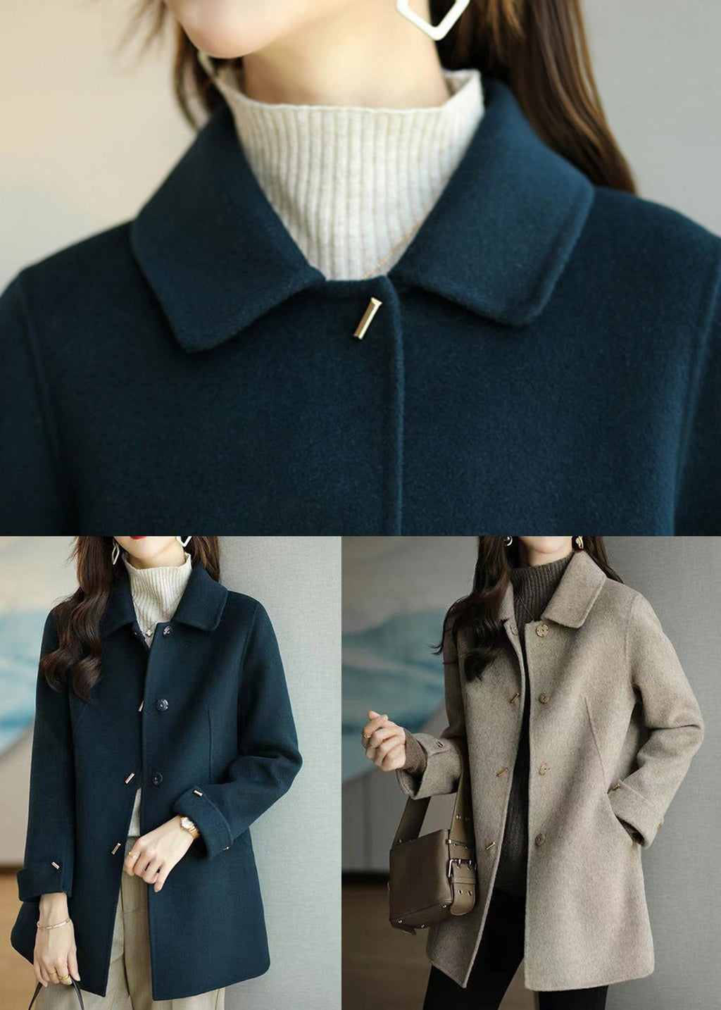 Gracefully Styled Coat for Any Occasion