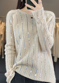 Well Tailored Sweater with a Graceful Silhouette