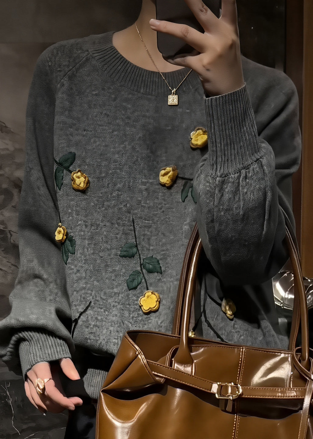 Vintage Inspired Sweater with a Contemporary Edge