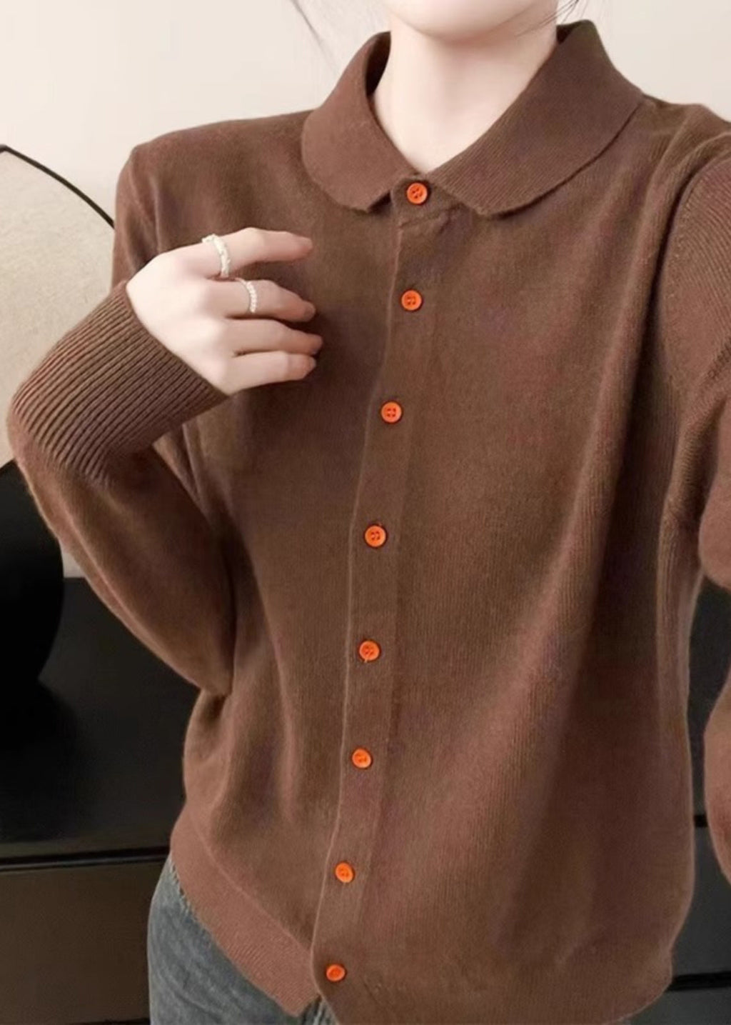 Classic Vintage Cardigan with a Flattering Fit