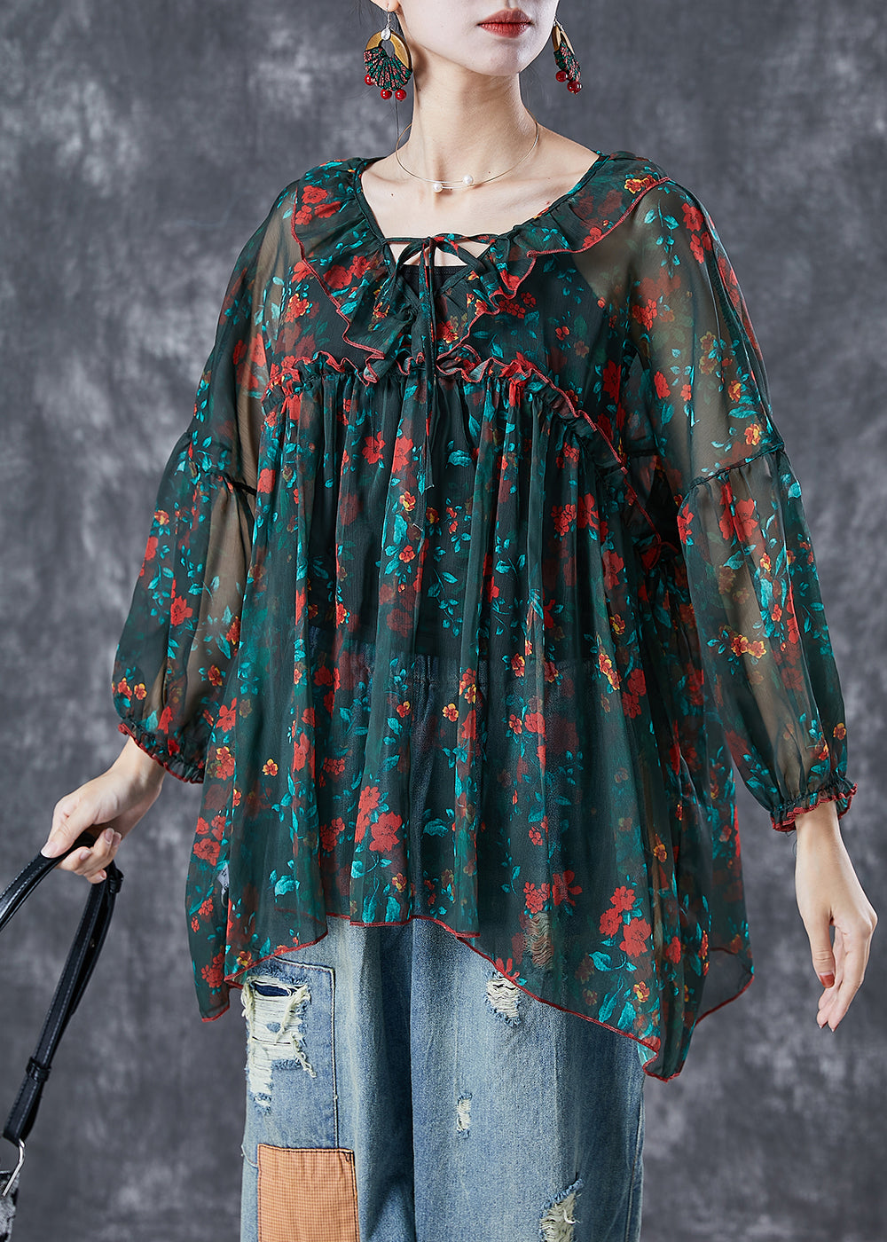 A Vintage Style Blouse with Delicate Timeless Details