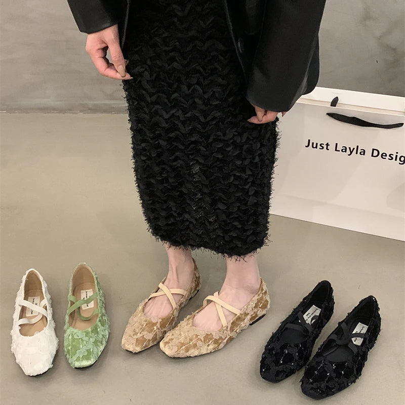 Vintage Inspired Orthopedic Flats