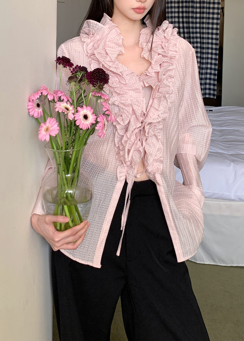 A Vintage Style Shirt with Delicate Timeless Details