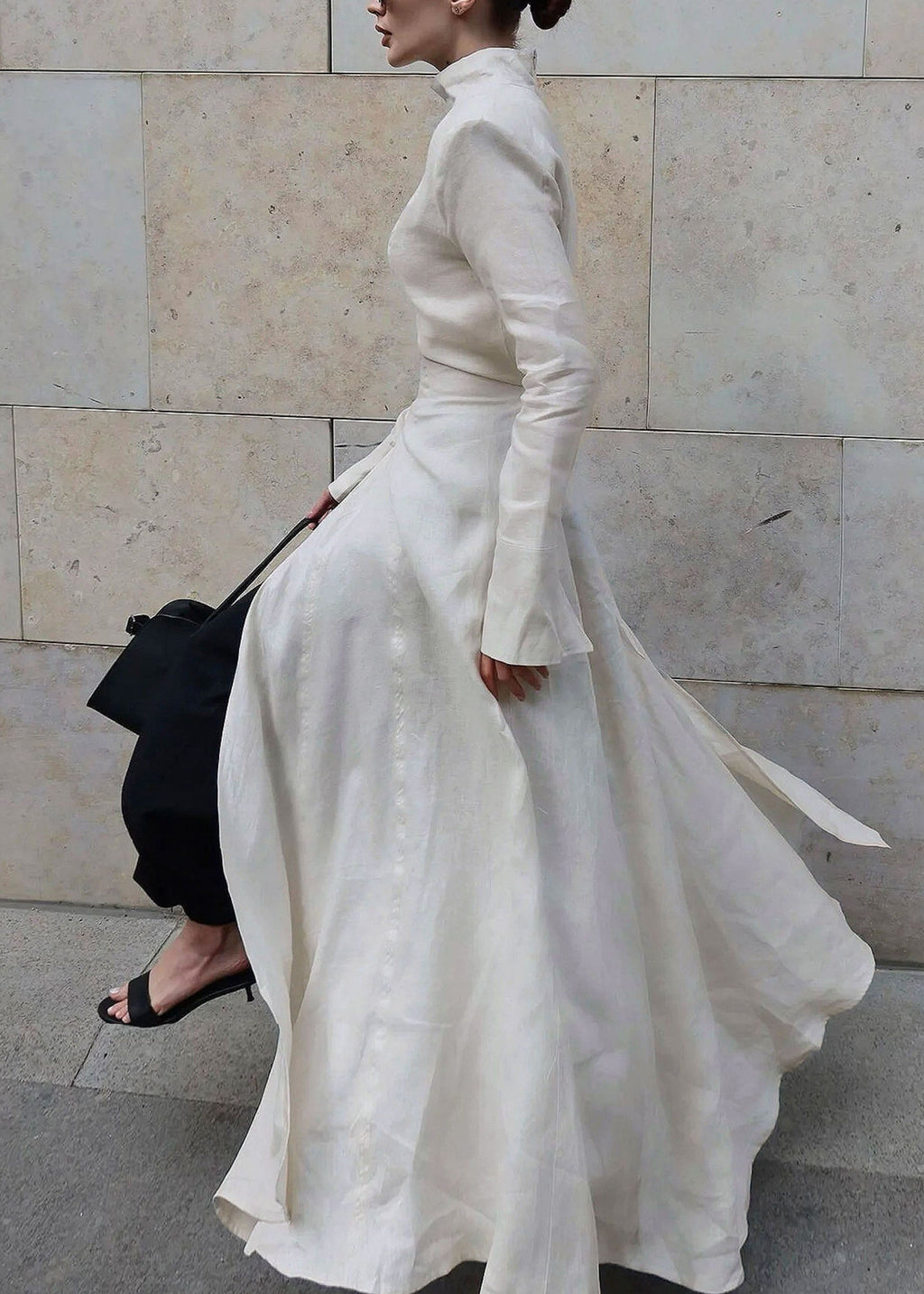 A Vintage Style Dress with Delicate Timeless Details