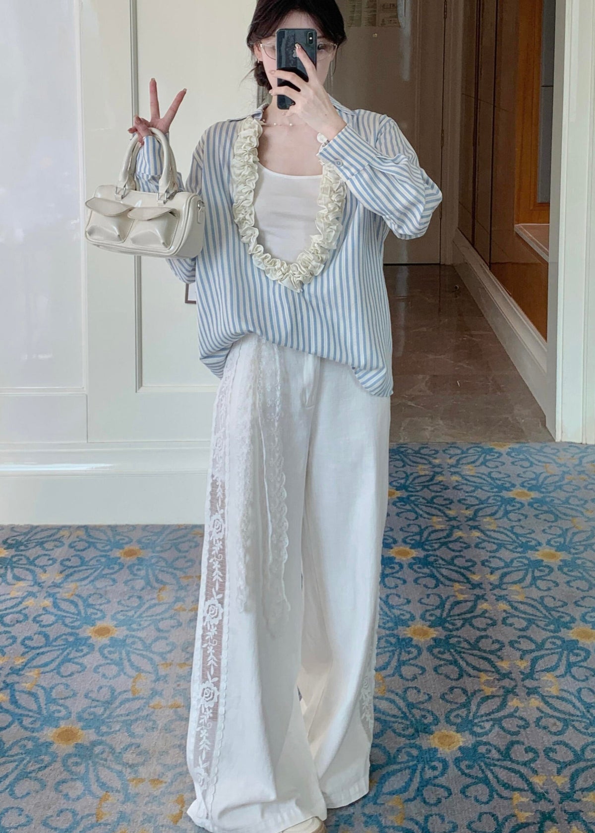A Vintage Style Shirt with Delicate Timeless Details