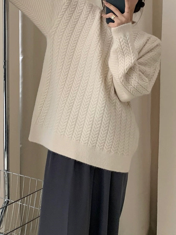 Beautifully Finished Sweater in a Timeless Design