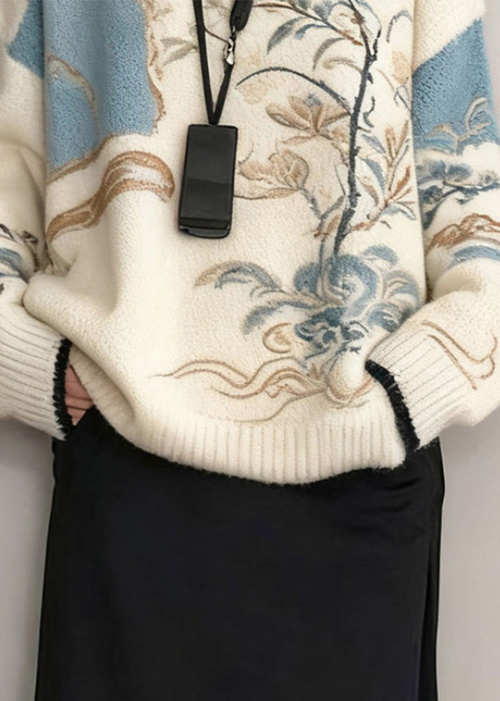 Vintage Inspired Sweater with a Contemporary Edge