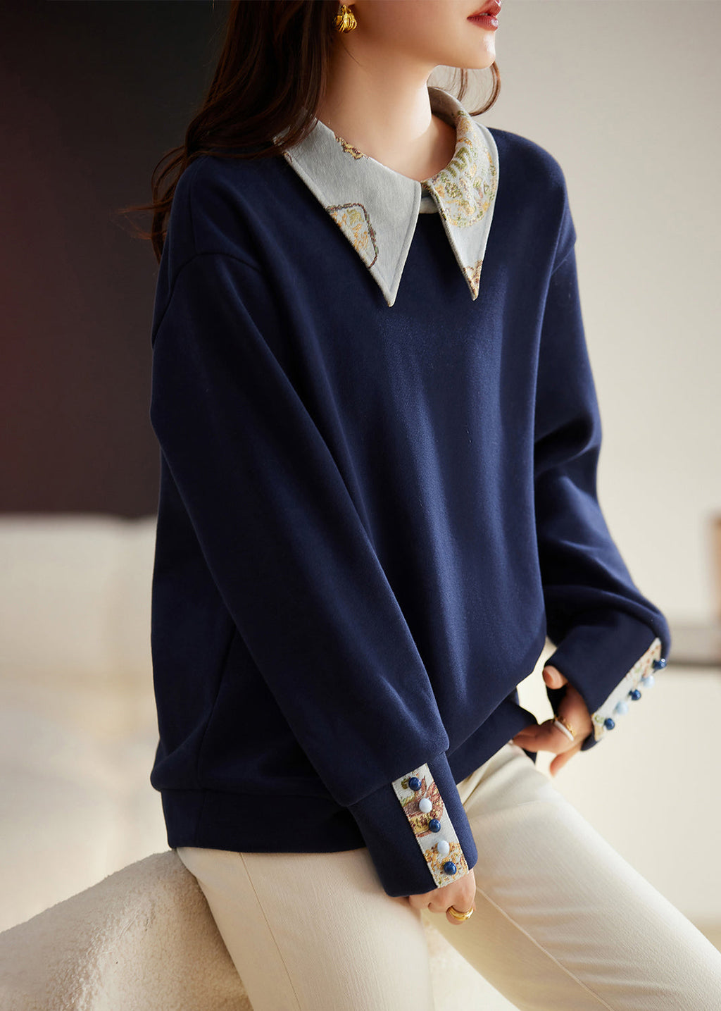 Gracefully Styled Pullover for Any Occasion