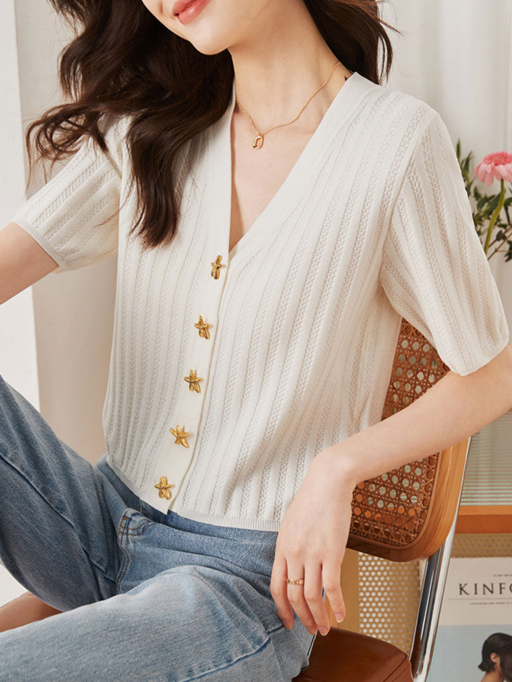 Gracefully Styled Top for Any Occasion