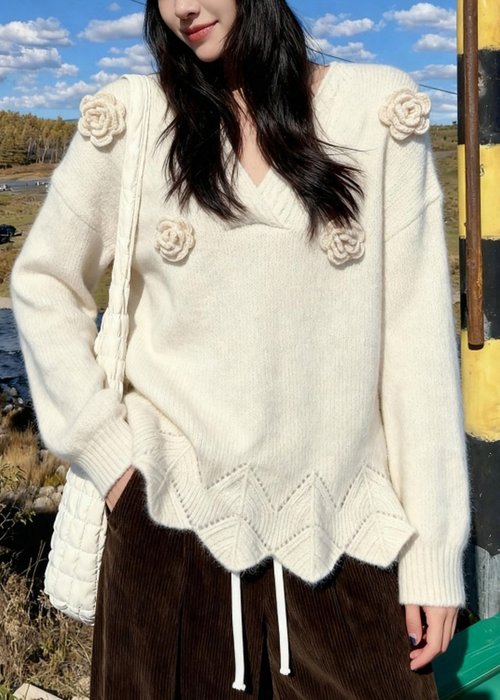Vintage Inspired Sweater with a Contemporary Edge