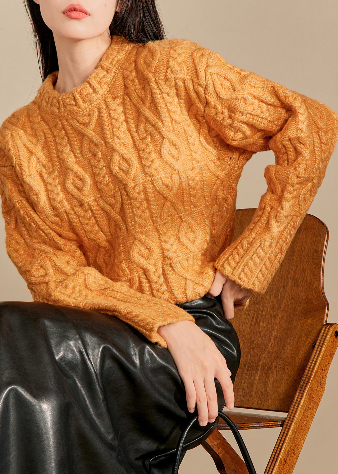Classic Vintage Sweater with a Flattering Fit