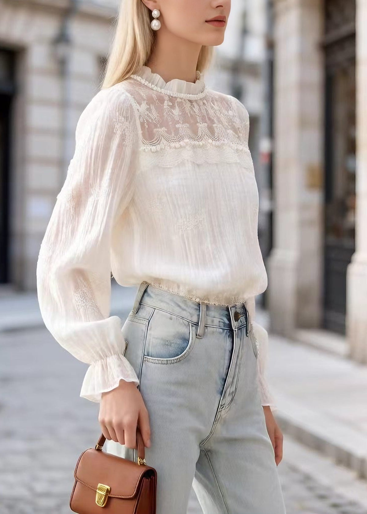 Vintage Inspired Blouse with a Contemporary Edge