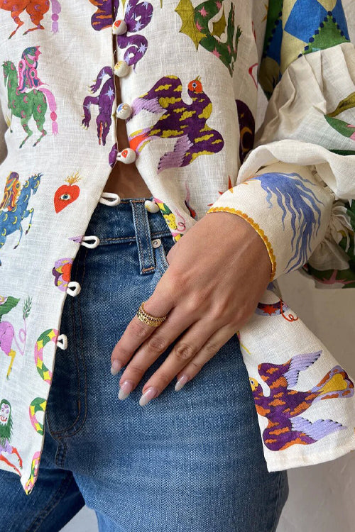 A Vintage Style Top with Delicate Timeless Details