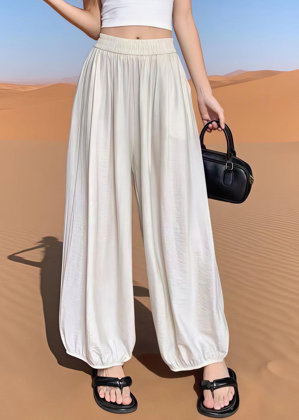 Well Tailored Pants with a Graceful Silhouette