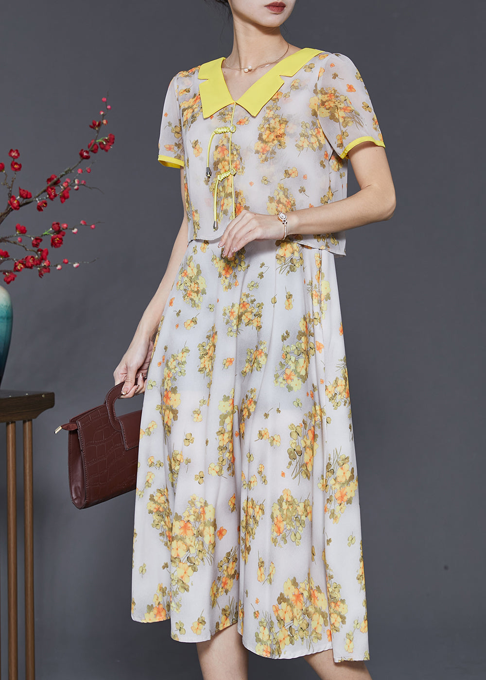 A Vintage Style Dress with Delicate Timeless Details