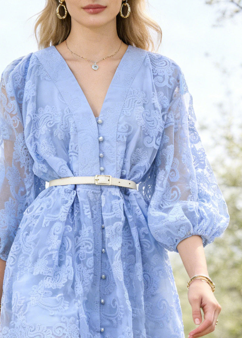 A Vintage Style Dress with Delicate Timeless Details