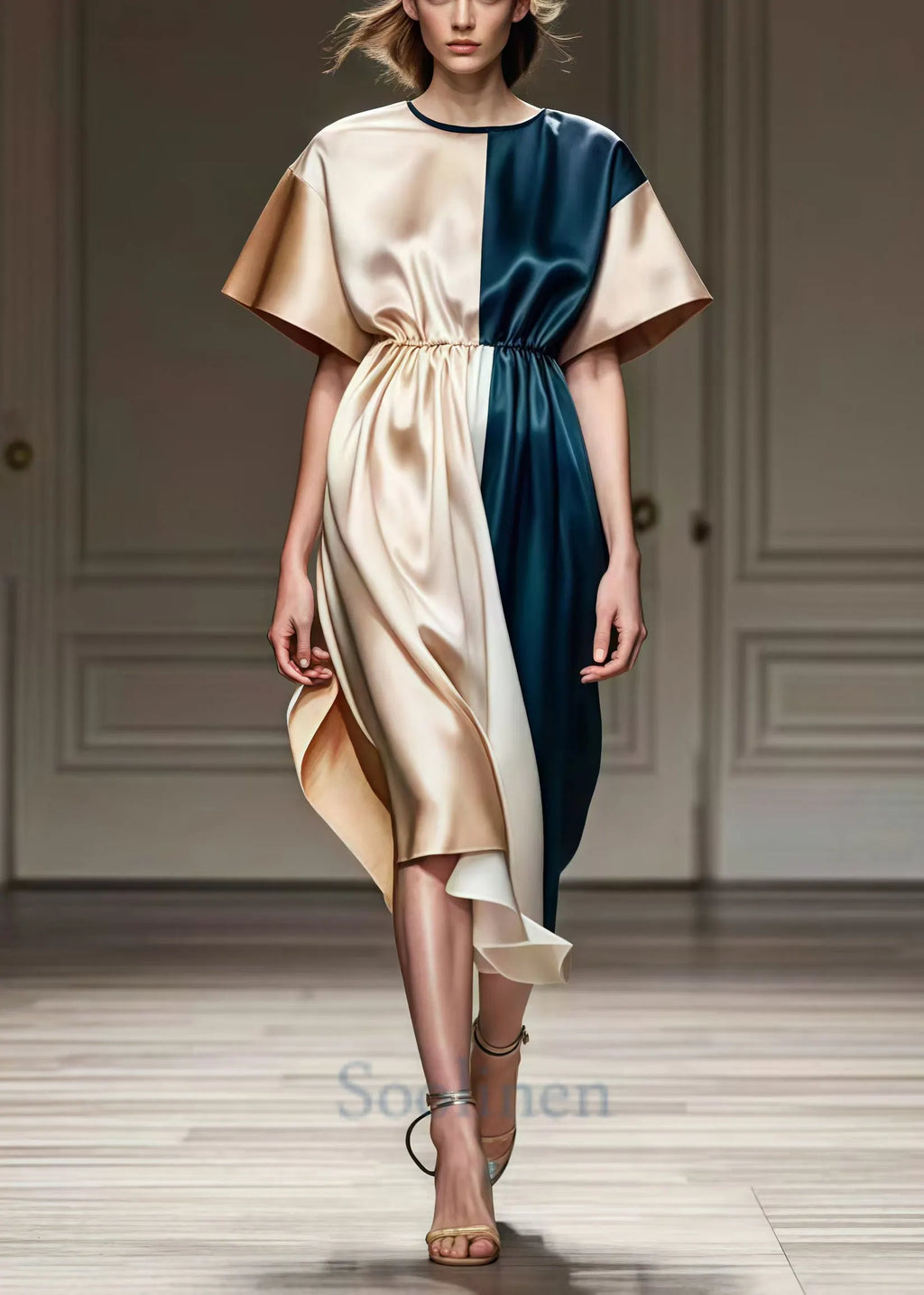 Classic Vintage Dress with a Flattering Fit
