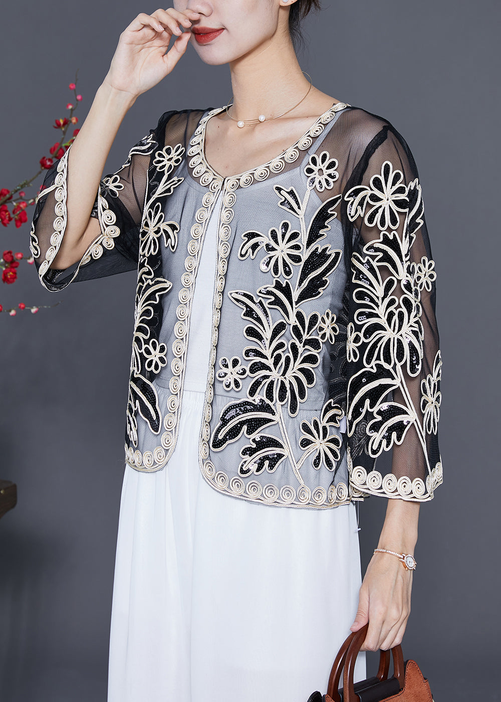 Classic Vintage Cardigan with a Flattering Fit