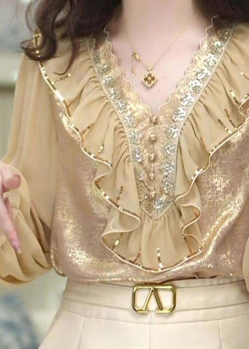 A Vintage Style Shirt with Delicate Timeless Details