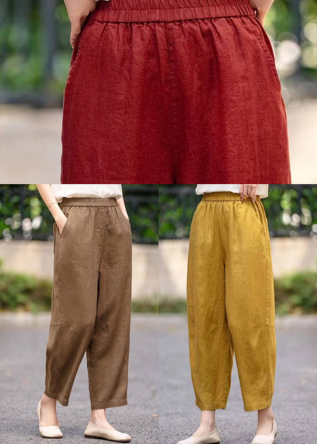Well Tailored Pants with a Graceful Silhouette