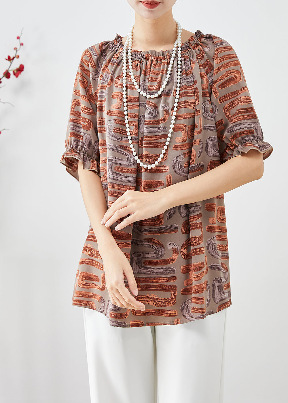 A Vintage Style Blouse with Delicate Timeless Details