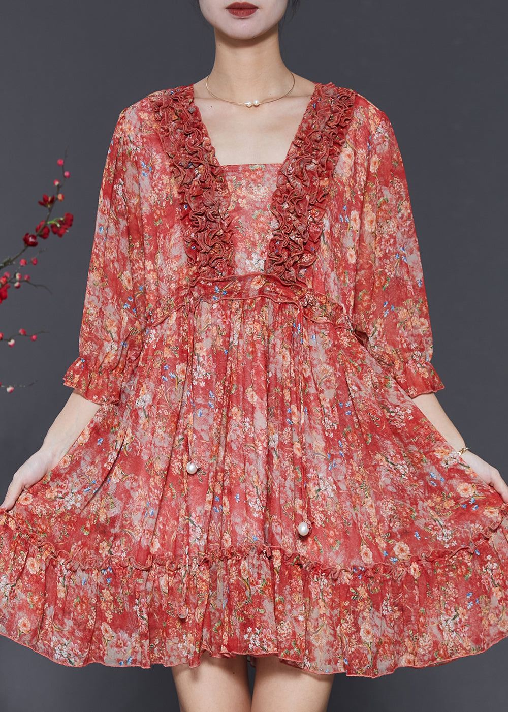 A Vintage Style Dress with Delicate Timeless Details