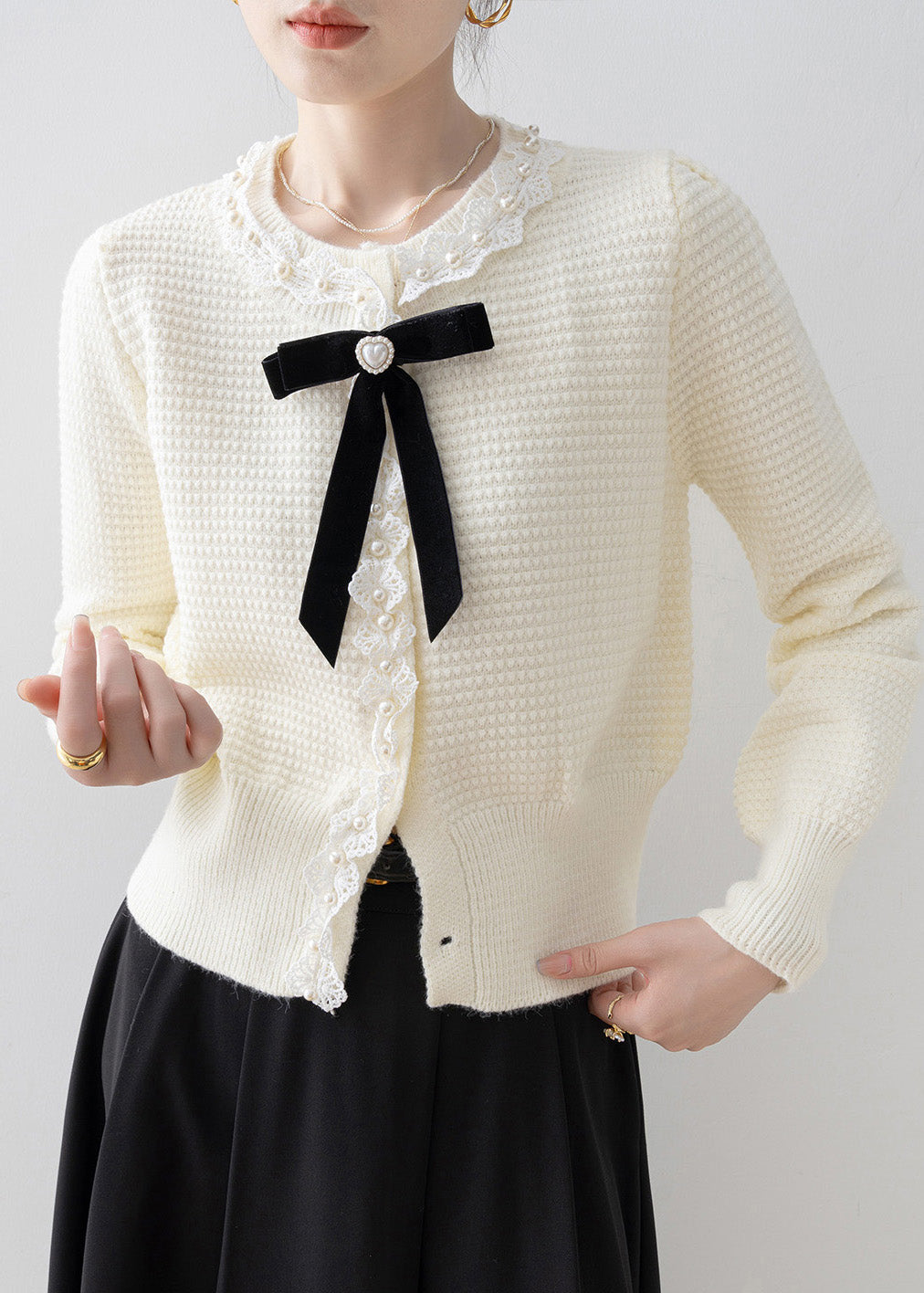 A Vintage Style Coat with Delicate Timeless Details