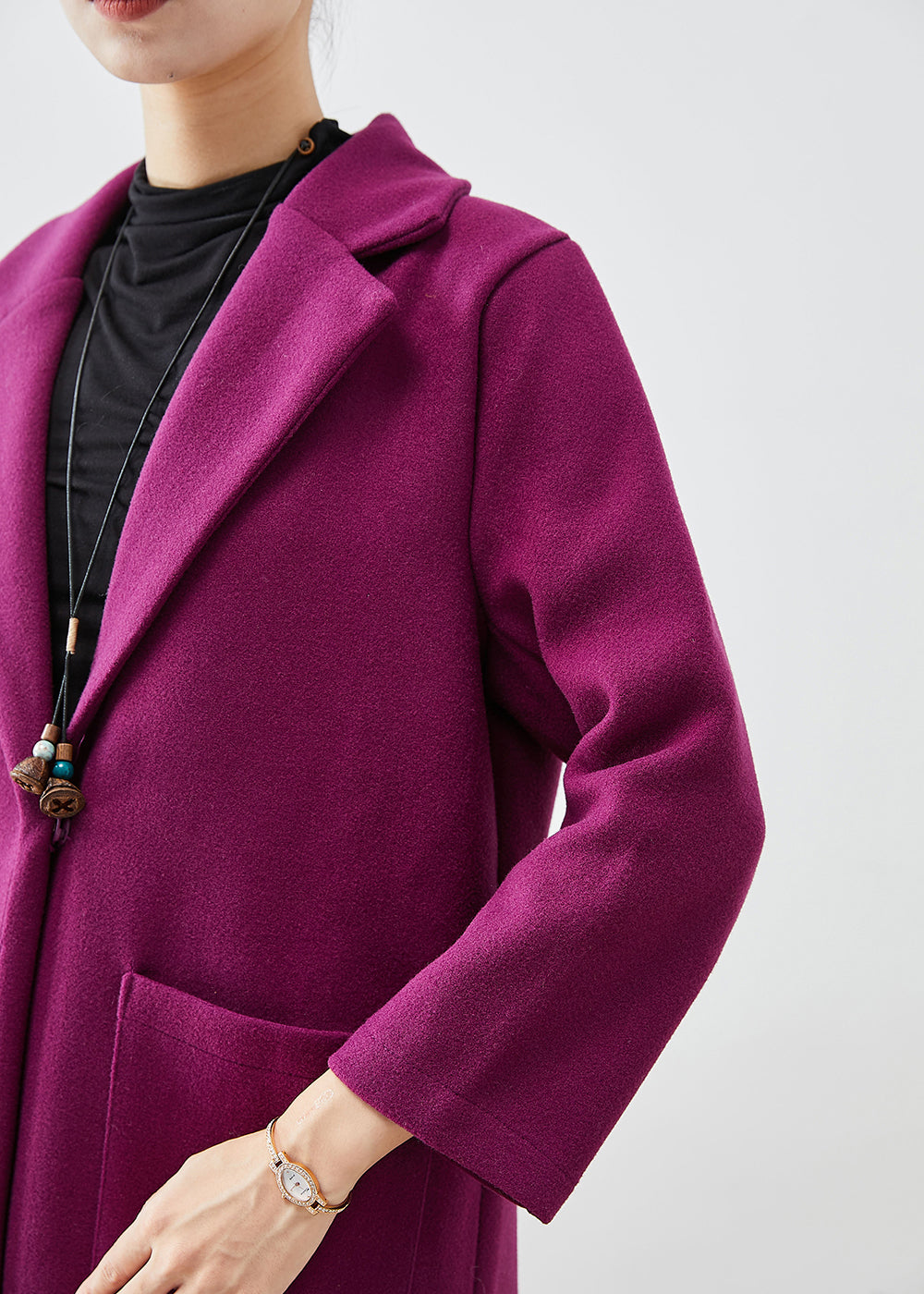 A Vintage Style Coat with Delicate Timeless Details