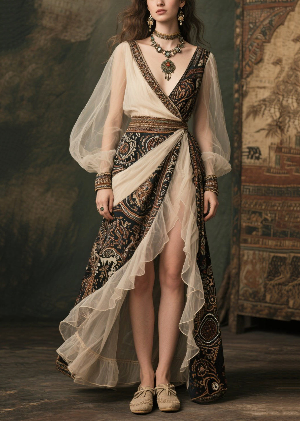 Classic Vintage Dress with a Flattering Fit